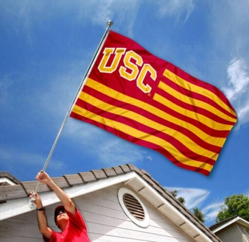 USC Trojans US Flag