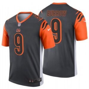 Bengals Joe Burrow Inverted Dark Gray Jersey – US Sports Nation