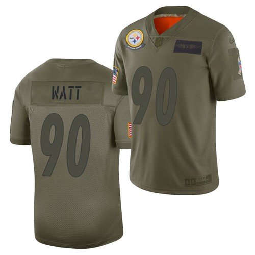Steelers T.J. Watt Salute To Service Olive Edition Jersey – US Sports ...