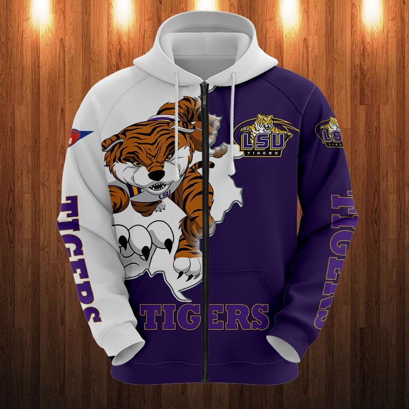 LSU Tigers Zip-Up Hoodie – US Sports Nation