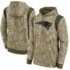Patriots Camo 2021 Salute To Service Therma Performance Pullover Hoodie - Man, S