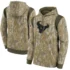 Texans Camo 2021 Salute To Service Therma Performance Pullover Hoodie - Man, S
