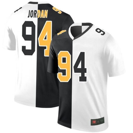 Saints Cameron Jordan Black And White Split Game Jersey