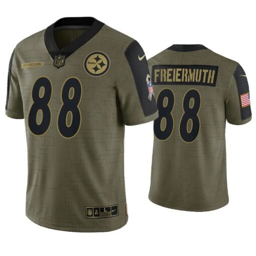 Steelers Pat Freiermuth 2021 Limited Salute To Service Jersey