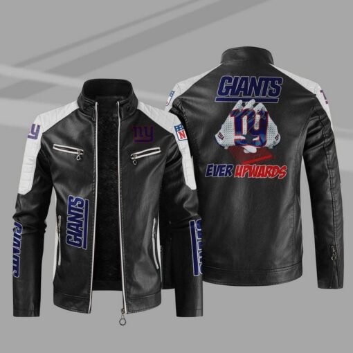 Giants Thick Leather Jacket