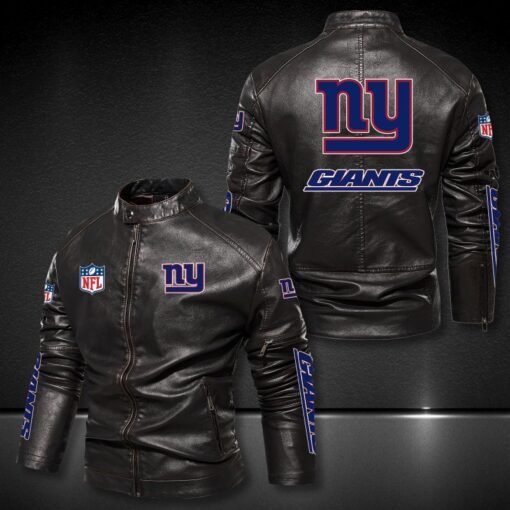 Giants Thick Leather Jacket