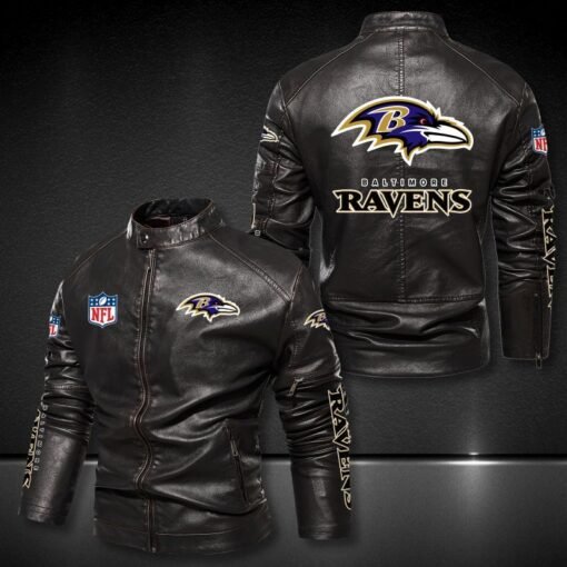 Ravens Thick Leather Jacket