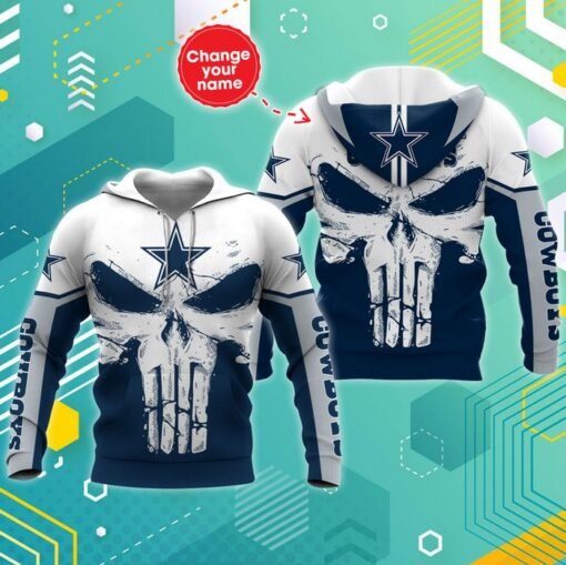 Cowboys Custom "Punisher" Pullover Hoodie