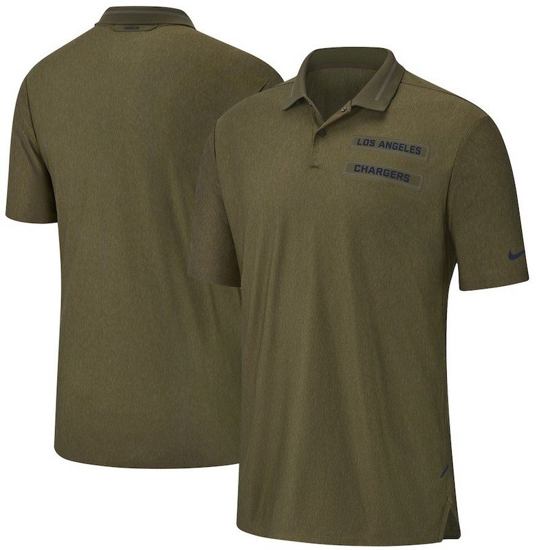 Chargers Salute To Service Sideline Polo Shirt US Sports Nation