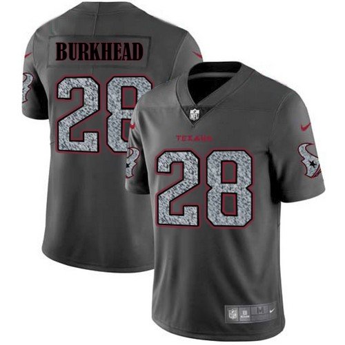 Texans Rex Burkhead Gray Static Fashion Jersey – US Sports Nation