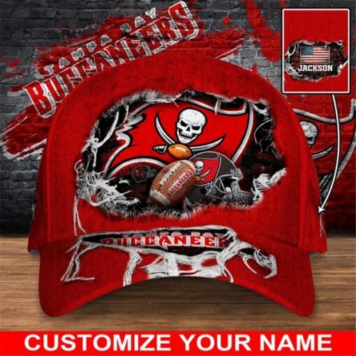 Buccaneers Custom Adjustable Hat - Image 2