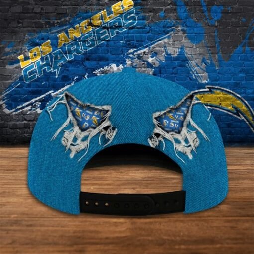 Chargers Custom Adjustable Hat - Image 4