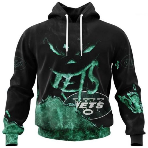 Jets Custom Halloween Pullover Hoodie