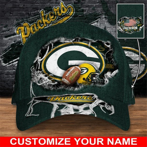 Packers Custom Adjustable Hat – US Sports Nation