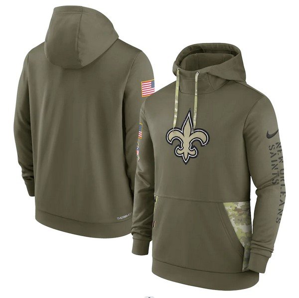 Saints 2022 Salute to Service Therma Performance Pullover Hoodie – US ...