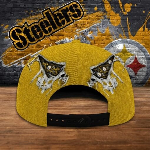 Steelers Custom Adjustable Hat - Image 4