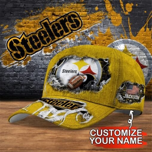 Steelers Custom Adjustable Hat