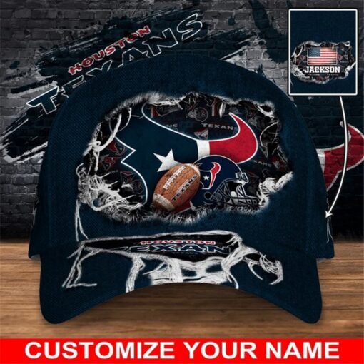 Texans Custom Adjustable Hat - Image 2