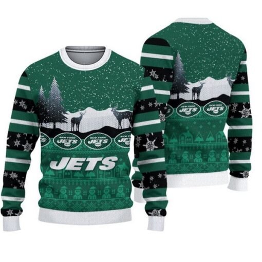 Jets Christmas Pullover Sweatshirt