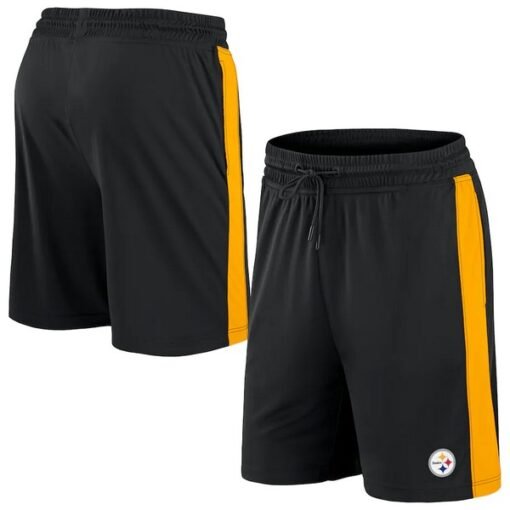 Steelers Brake It Loose Black Shorts