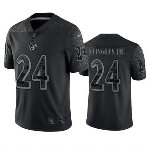 Texans Derek Stingley Jr. Reflective Limited Black Jersey – US Sports ...