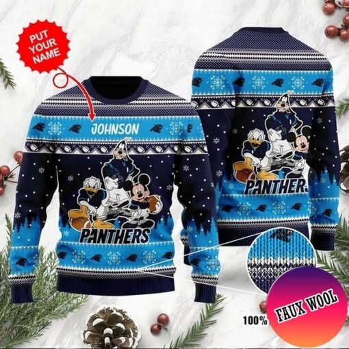 Panthers Personalized Disney Pullover Sweatshirt