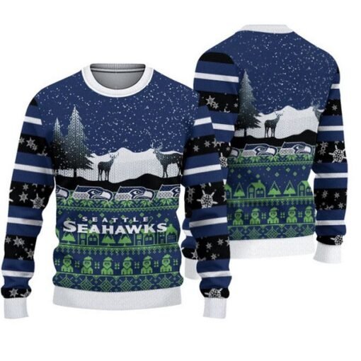 Seahawks Christmas Pullover Sweatshirt