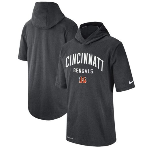 Bengals Sideline Performance Hooded Training T-Shirt