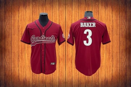 Cardinals Budda Baker Baseball Styled Jersey