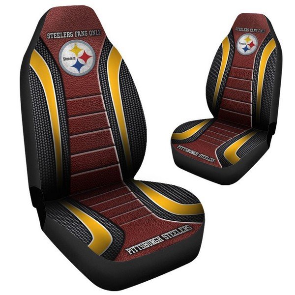 Steelers Universal Car Front Seat Cover SET OF 2 US Sports Nation