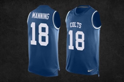 Colts Peyton Manning Basketball Styled Limited Jersey