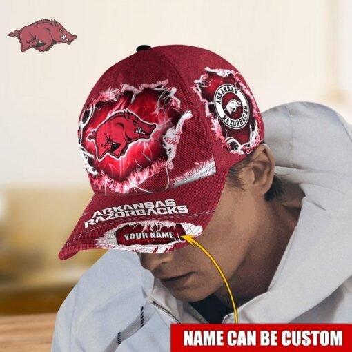 Arkansas Razorbacks Custom Adjustable Hat