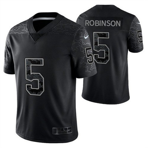 Texas Longhorns Bijan Robinson Reflective Limited Black Jersey – US ...