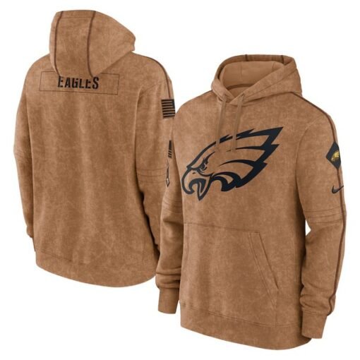 Eagles 2023 Salute to Service Club Pullover Hoodie