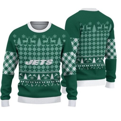 Jets Christmas Pullover Sweatshirt