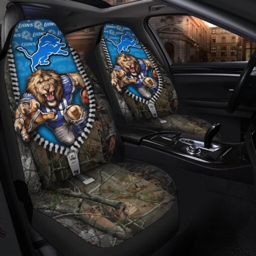 Lions 3D Universal Car Front Seat Cover - SET OF 2