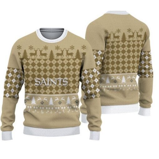 Saints Christmas Pullover Sweatshirt