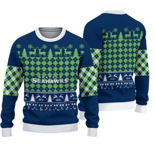 Seahawks Christmas Pullover Sweatshirt