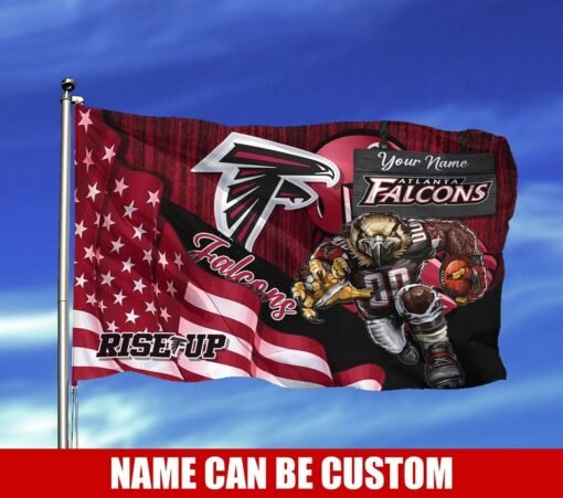 Falcons 3D US Custom Flag