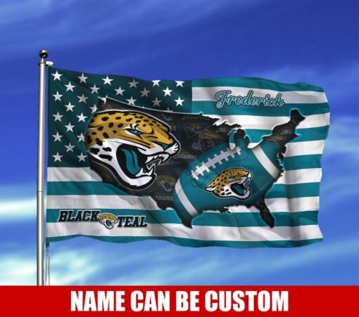 Jaguars 3D US Custom Flag