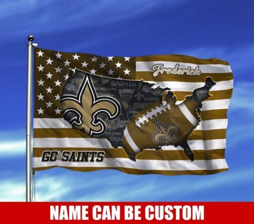 Saints 3D US Custom Flag