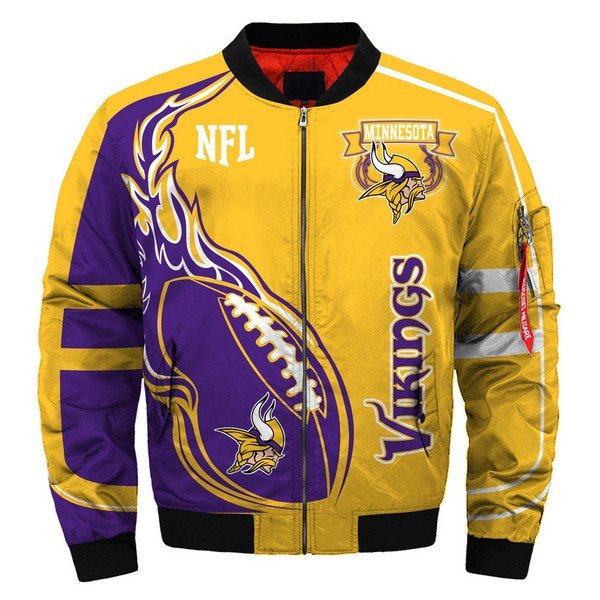 Vikings Bomber Jacket – US Sports Nation