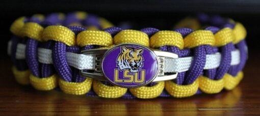 LSU Tigers Paracord Bracelet