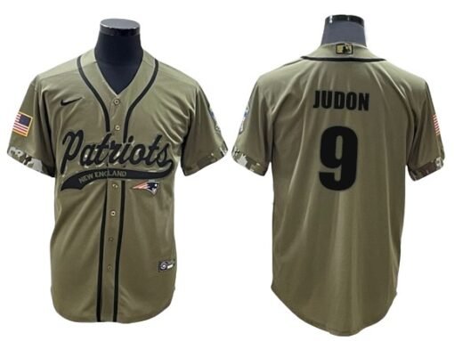 Patriots Mathew Judon Baseball Styled Salute to Service Jersey