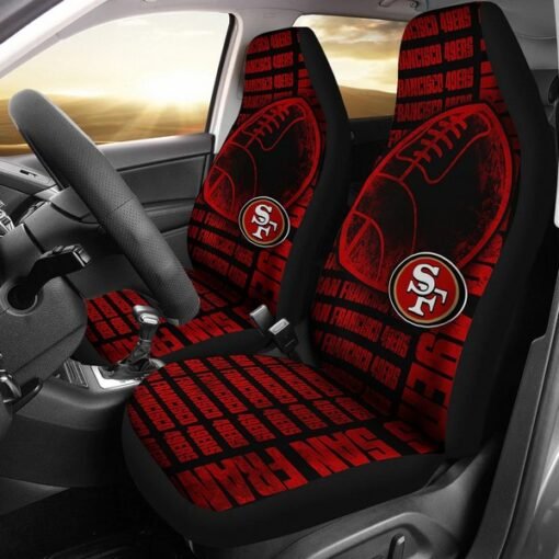 49ers Universal Car Front Seat Cover - SET OF 2