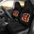 Bengals Universal 3D Car Front Seat Cover - SET OF 2