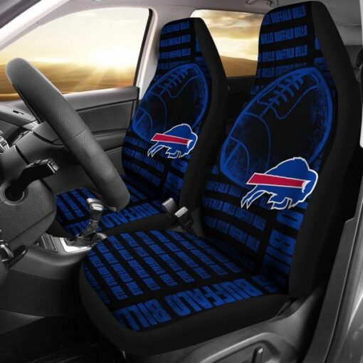 Bills Universal 3D Car Front Seat Cover - SET OF 2