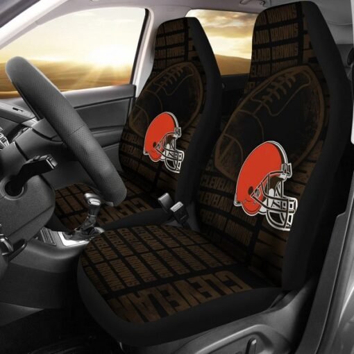 Browns Universal 3D Car Front Seat Cover - SET OF 2