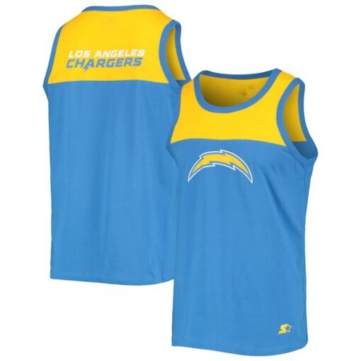 Chargers Starter Logo Touchdown Fashion Tank Top