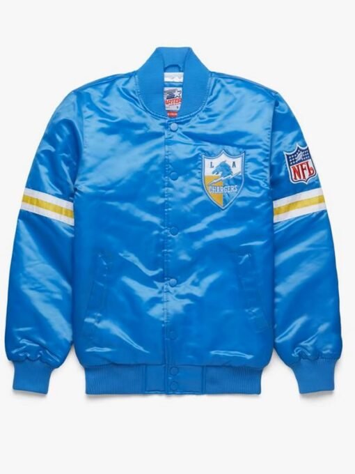 Chargers Starter Satin Full-Snap Varsity Jacket